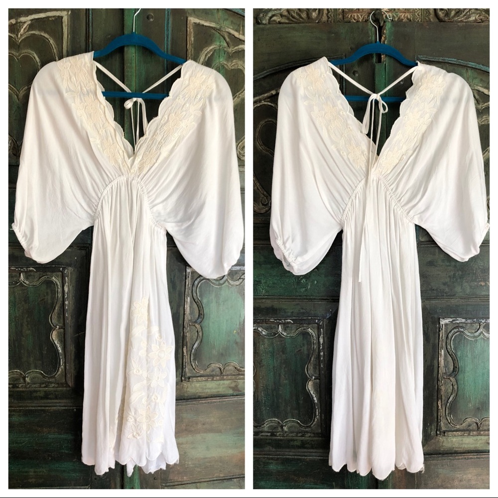 Ivory Bobo midi dress